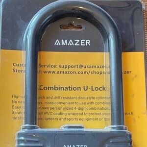 Amazer heavy duty combo bike lock NWT